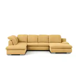 Möbelix Wohnlandschaft Isona Gelb Chenille Angebot