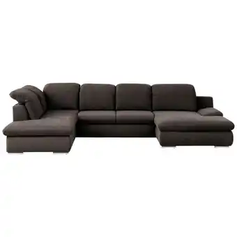 Möbelix Wohnlandschaft Isona Braun Chenille Angebot