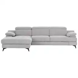 Möbelix Ecksofa Titus Silberfarben Chenille Angebot