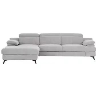 Möbelix Ecksofa Titus Silberfarben Chenille Angebot