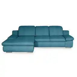 Möbelix Ecksofa Isona Blau Chenille Angebot