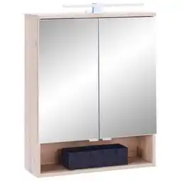 Möbelix Spiegelschrank Fresh mit Led 2-Türig BxHxT: 60x75x20 cm Angebot