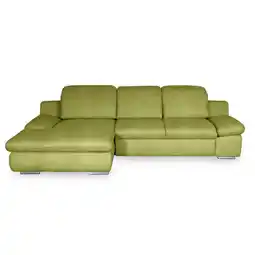 Möbelix Ecksofa Isona Grün Chenille Angebot