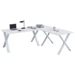 Möbelix Eckschreibtisch Lona 220x190cm Weiß Angebot