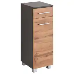 Möbelix Unterschrank Paris Eiche Wotan/Weiß B: 30 cm Angebot