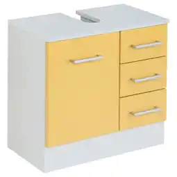 Möbelix Waschbeckenunterschrank Riga Gelb/Weiß B: 60 cm Angebot