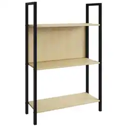 Möbelix Regal Flakos 3 B: 56cm Eichefarben, Schwarz Angebot