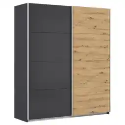 Möbelix Schwebetürenschrank B: 181cm Feldkirch Grau/eiche Dekor Angebot