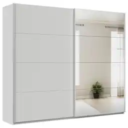 Möbelix Schwebetürenschrank + Spiegel B: 271cm Feldkirch Seidengrau Angebot