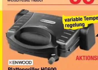 Maximarkt Kenwood Plattengriller HG600 Angebot