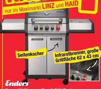 Maximarkt Enders Gasgriller Monroe Pro 3 SIK Turbo Angebot