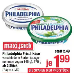 Maximarkt Kraft Philadelphia Frischkäse Angebot