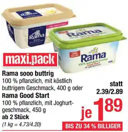 Maximarkt Rama Sooo Buttrig Classic Angebot