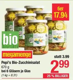 Maximarkt Pepi's Bio-Zucchinisalat Angebot