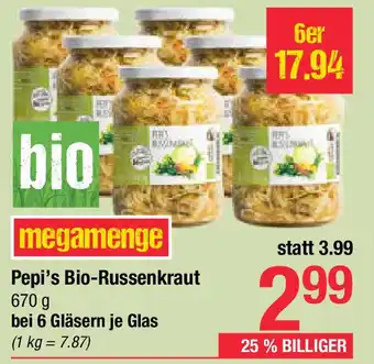 Maximarkt Pepi’s Bio-Russenkraut Angebot