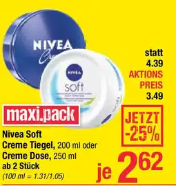 Maximarkt Nivea Soft Creme Angebot