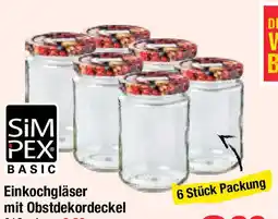 Maximarkt Simpex Basic Einkochgläser Angebot