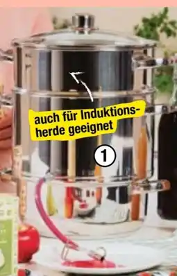 Maximarkt Westside Edelstahl-Dampfentsafter Angebot
