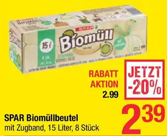Maximarkt SPAR Biomüllbeutel Angebot