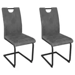 Möbelix Schwingstuhl-Set Banff, Anthrazit, B: 42 cm Angebot