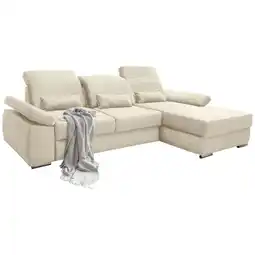 Möbelix Ecksofa Milian Creme S: 295/188 cm Angebot