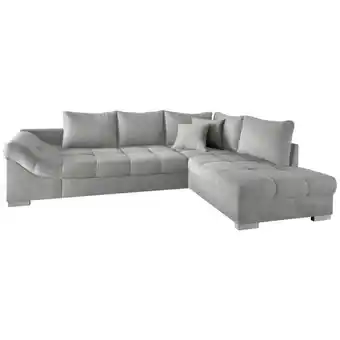 Möbelix Eckschlafsofa Alvito Hellgrau S: 298/202 cm Angebot