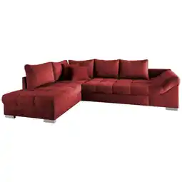 Möbelix Eckschlafsofa Alvito Rot S: 202/298 cm Angebot