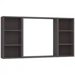 Möbelix Wandspiegel Arosa Rechteckig 120x64 cm Holzrahmen Schwarz Angebot