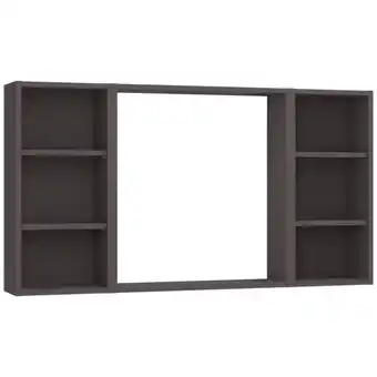 Möbelix Wandspiegel Arosa Rechteckig 120x64 cm Holzrahmen Schwarz Angebot