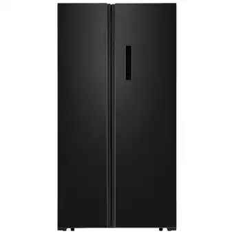 Möbelix Side-By-Side Kühlschrank Gjovik 2 Türen Schwarz Angebot