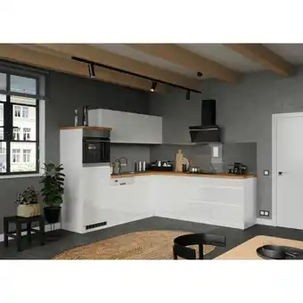Möbelix Einbauküche Eckküche Möbelix Monza Ohne Geräte 240x240 Cm Weiß/eiche Dekor Angebot