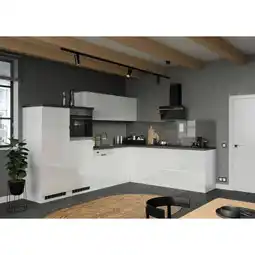 Möbelix Einbauküche Eckküche Möbelix Monza Mit Geräten 300x240 Cm Weiß/grau Angebot