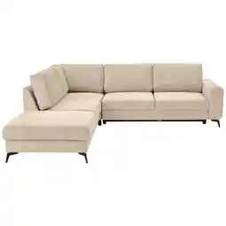 Möbelix Ecksofa mit Schlaffunktion Adesso Beige Chenille Angebot