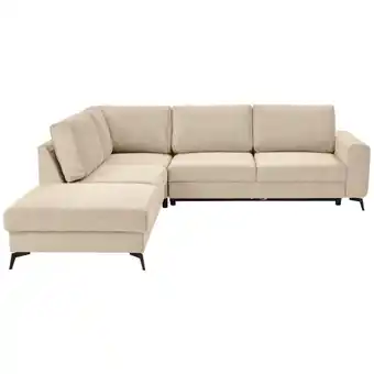 Möbelix Ecksofa mit Schlaffunktion Adesso Beige Chenille Angebot