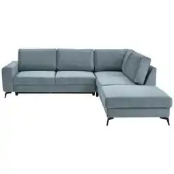 Möbelix Ecksofa mit Schlaffunktion Adesso Hellblau Chenille Angebot