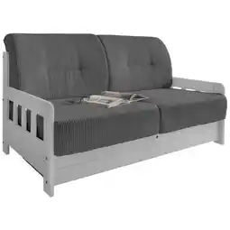 Möbelix Schlafsofa Camino Weiß/Grau B: 154 cm Angebot