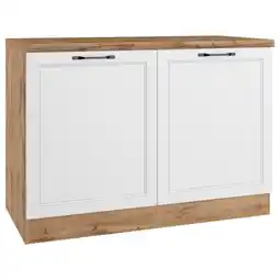 Möbelix Spülenunterschrank Meran B: 120 Cm Weiß/eiche Dekor Angebot