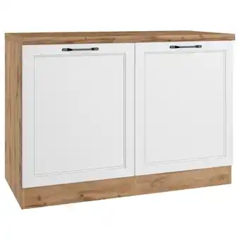 Möbelix Spülenunterschrank Meran B: 120 Cm Weiß/eiche Dekor Angebot