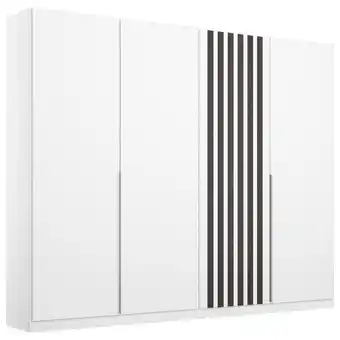Möbelix Drehtürenschrank 225 cm Lamella Weiß Angebot