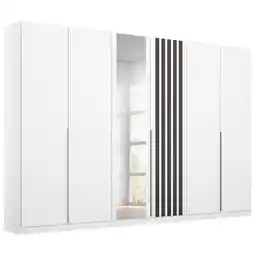 Möbelix Drehtürenschrank 271 cm Lamella Weiß Angebot