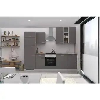 Möbelix Küchenzeile Grau Mit Geräten B: 280 Cm Angebot
