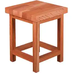 Möbelix Gartenhocker Echtholz Eichefarben Geölt Angebot