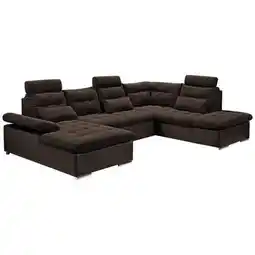 Möbelix Wohnlandschaft Jakarta U Dunkelbraun Angebot
