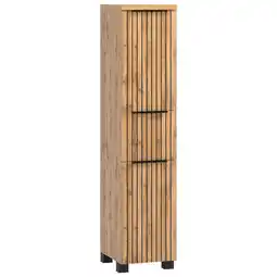 Möbelix Midischrank Chester B: 30 cm Eiche Wotan Dekor/Schwarz Angebot