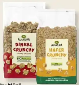 MPreis Alnatura Bio Hafer Crunchy Müsli Angebot