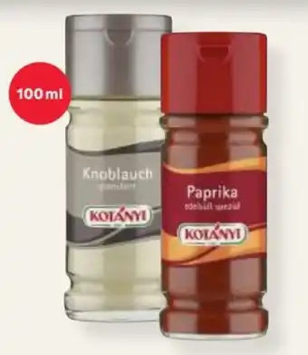 MPreis Kotányi Gewürzgläser Angebot
