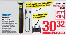 Maximarkt Philips Rasierer OneBlade QP2724-20 Angebot