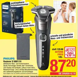 Maximarkt Philips Rasierer S 5887/10 Angebot