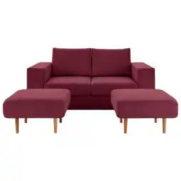 Möbelix 3-sitzer-sofa Looks V-2 Rot Angebot