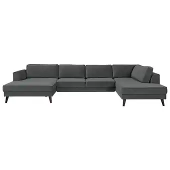 Möbelix Wohnlandschaft Lumber Jack Anthrazit Velours Angebot
